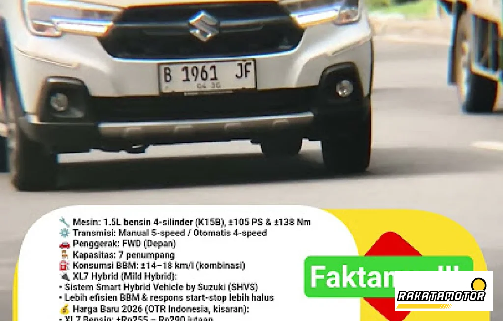harga suzuki xl7 hybrid 2026