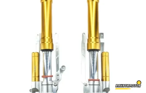 Yamaha MX King Sok Depan Upside Down