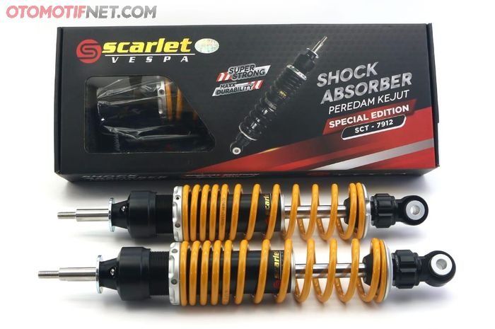 Suspensi Scarlet Vespa Modern, Bikin Handling Makin Nempel!