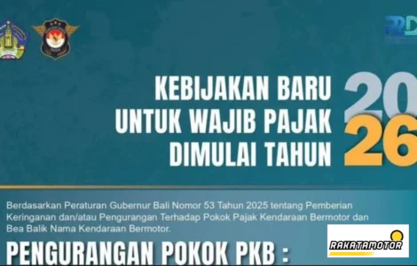 pemutihan pajak kendaraan Bali 2026