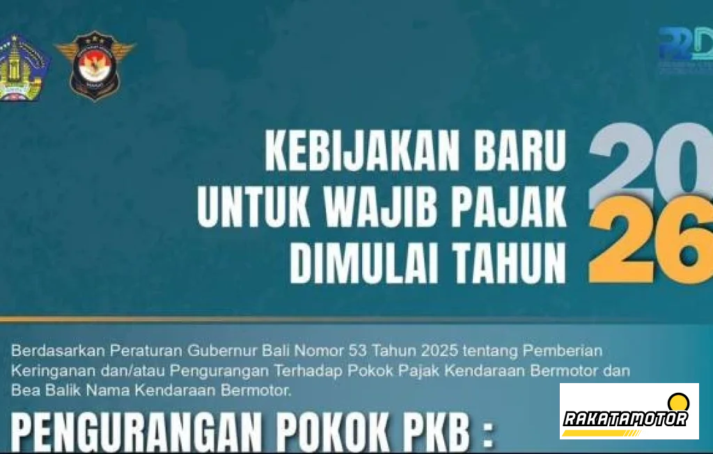 pemutihan pajak kendaraan Bali 2026